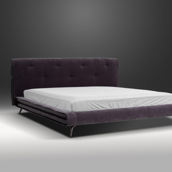 Galattico Charcoal Grey Comfort King Bed