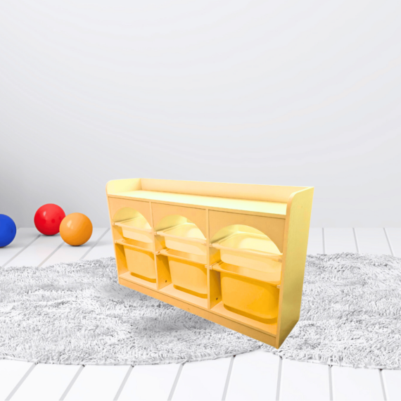Soren White Khaki Storage Rack