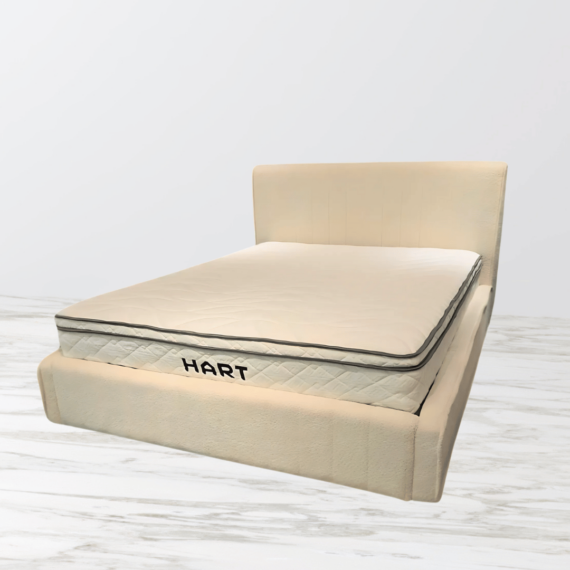 Cascais Cream White Comfort Queen Bed