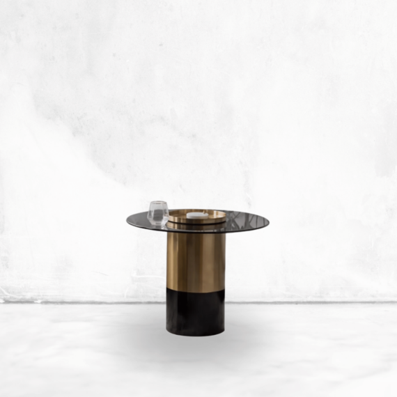 Valletta Gold-Brown Side Table