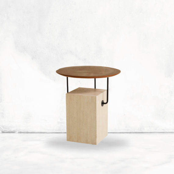 Syracuse Dark Oak Side Table