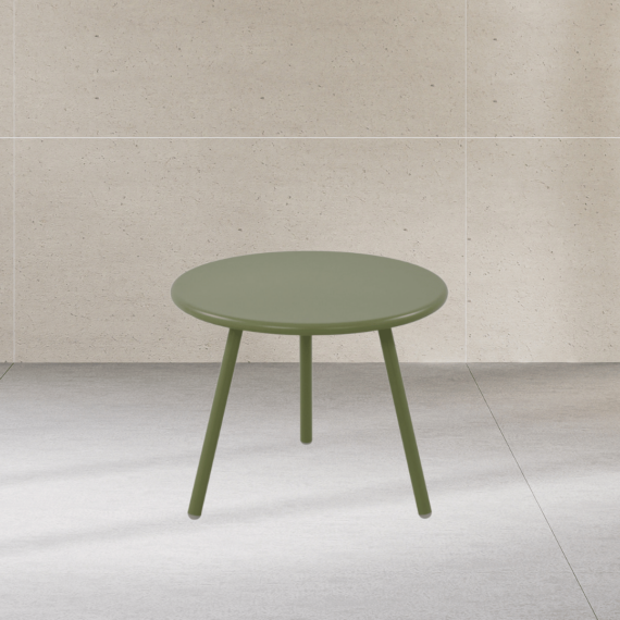 Florence Muted Green Minimalist Side Table