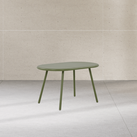 Florence Muted Green Minimalist Coffee Table