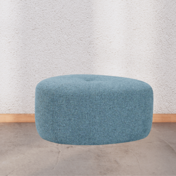 Tomar Baby Blue Triangle Ottoman