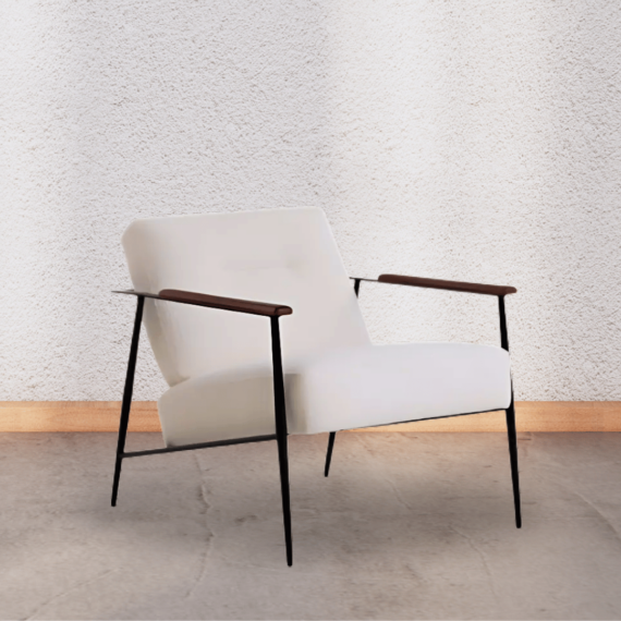 Oulu Vanilla White Resting Chair