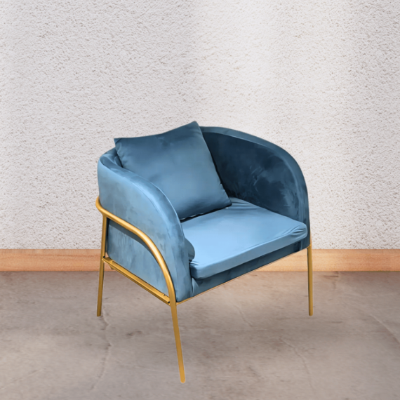 Vaasa Blueberry Bushel Modern Armchair
