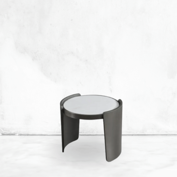 Lausanne Mid Tone Black Side Table