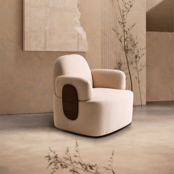 Secolo Light Oak Brown Resting Chair