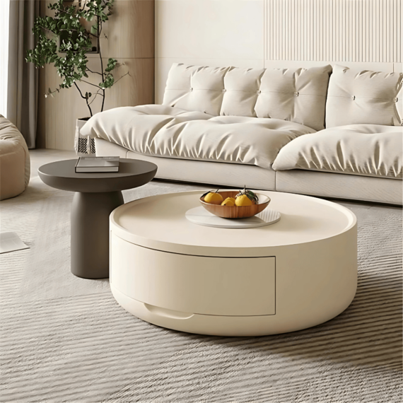 Dinan Cream Beige Nordic Coffee Table