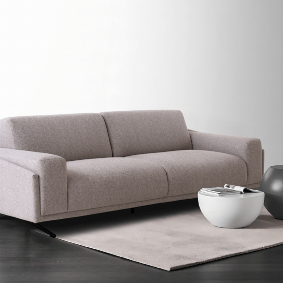 Debrecan Smooth Grey Comfort Sofa