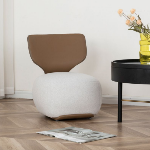 Metlika Khaki Beige Luxury Armchair