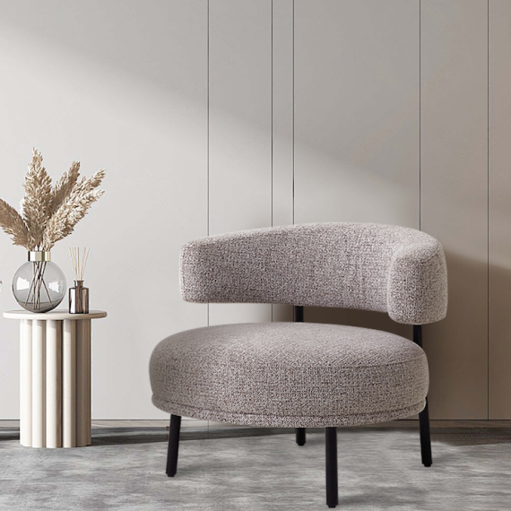 Bastia Mountain Grey Arm Chair