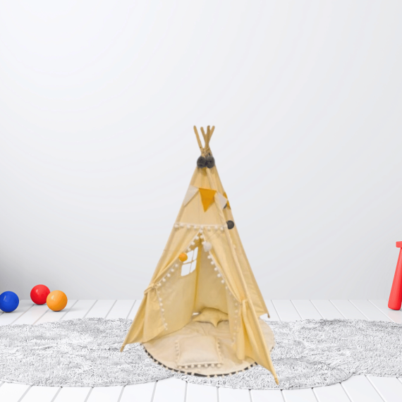 Saddie Soft Beige Kid's Tent