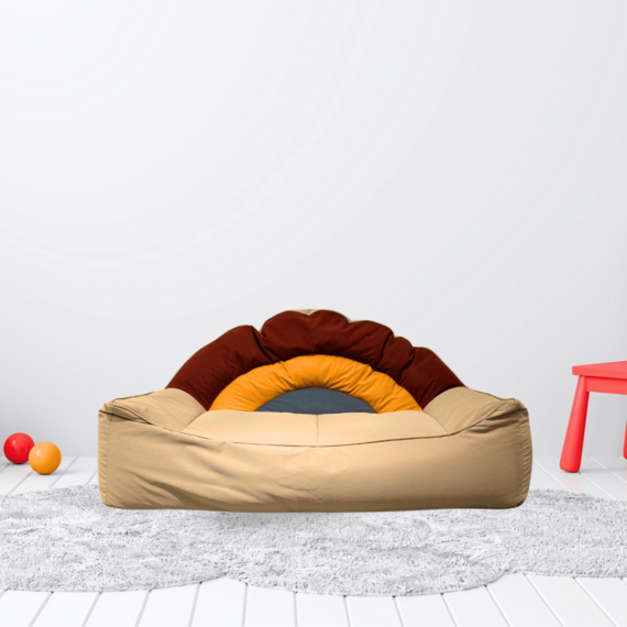 Jane Cloud Beige Rainbow Sofa