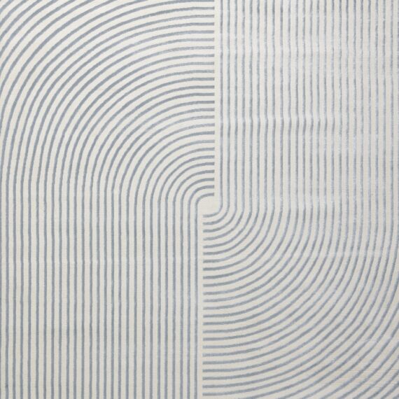 Alvoria Grey Two Tone Minimal Rug