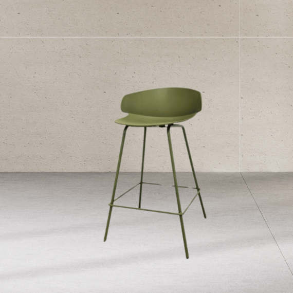 Forlí Emerald Green Bar Stool