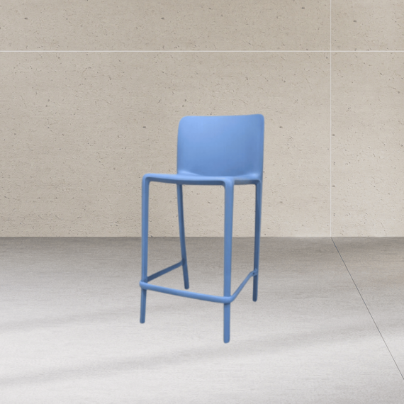 Suceava Soft Blue Bar Stool