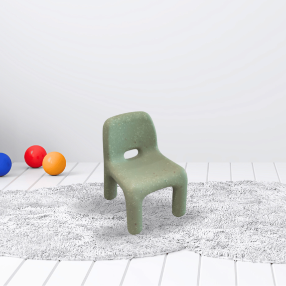 Maxime Green Kids Modern Chair