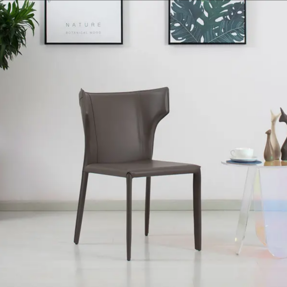 Monschau Leather Brown Dining Chair