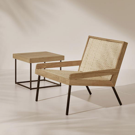 Mechelen Oak Brown Rest Armchair