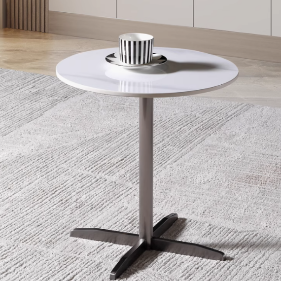 Aveiro Silver Round Side Table