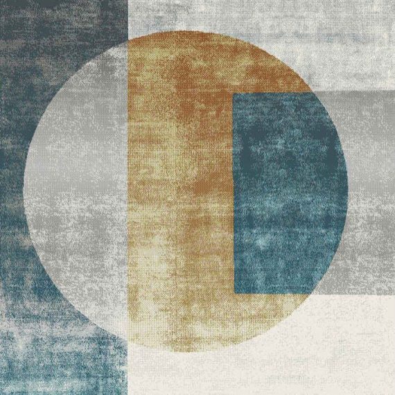 Roscovia Modern minimalist Abstract Area Rug