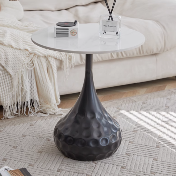 Chamonix Steel Grey Side Table