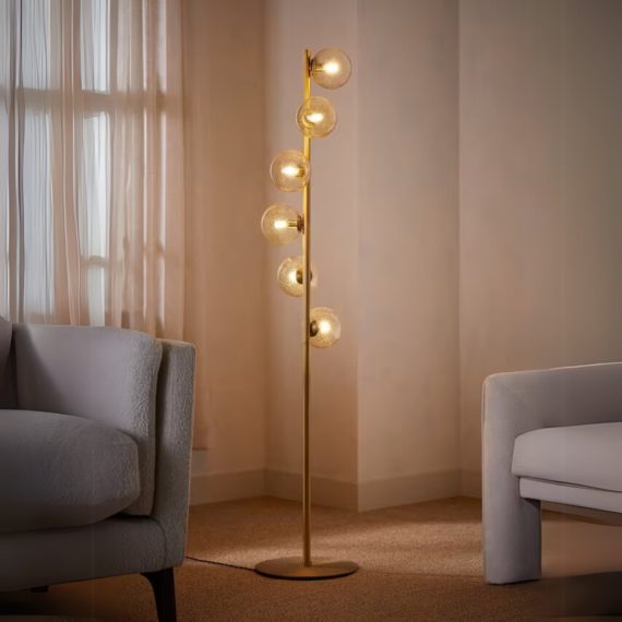 Grandine Five Lights Contemporary Floor Lamp