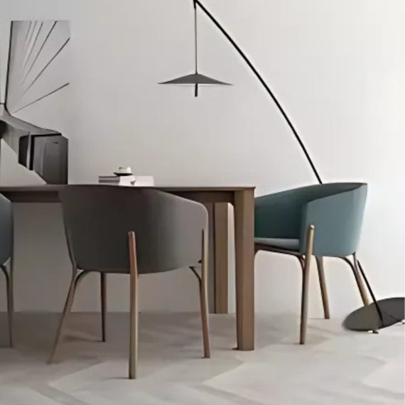 Geometric Fishing-Style Floor Lamp