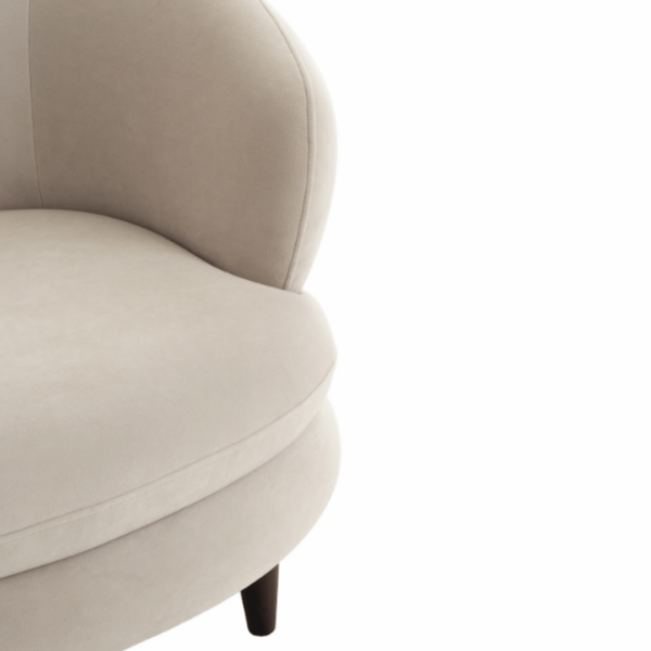 Anya Light Brown Armchair - Image 3