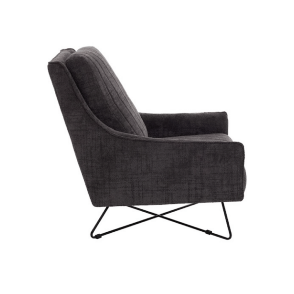 Nara Black Armchair - Image 3