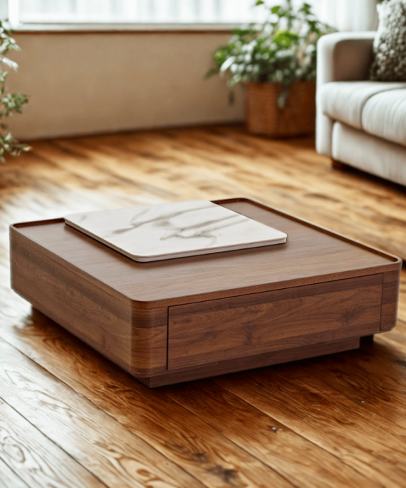 Oria Brown Coffee Table