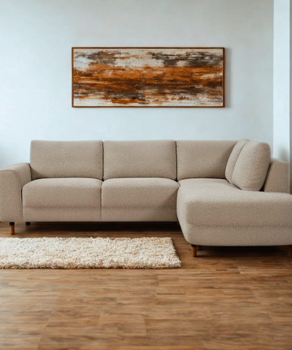 Pavia Cream Sectional Sofa