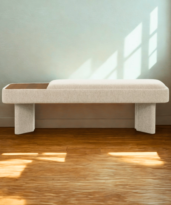 Sofia Brown Ottoman